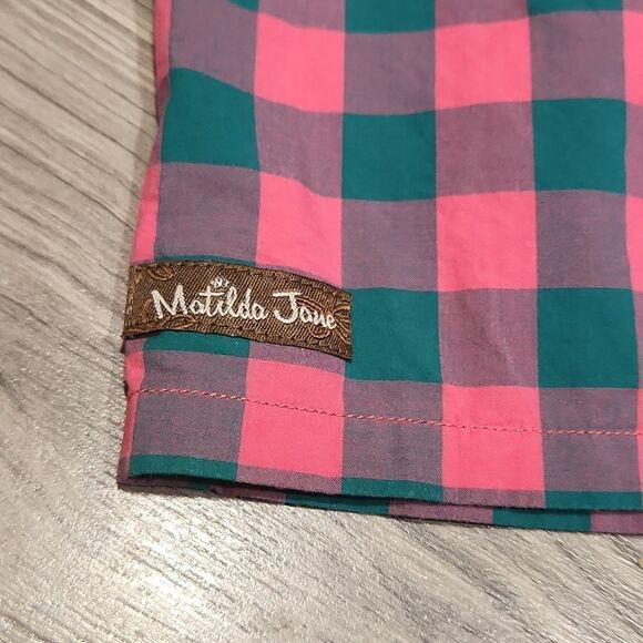 Matilda Jane EUC "Moments W/You" Plaid Dress - Picture 9 of 10